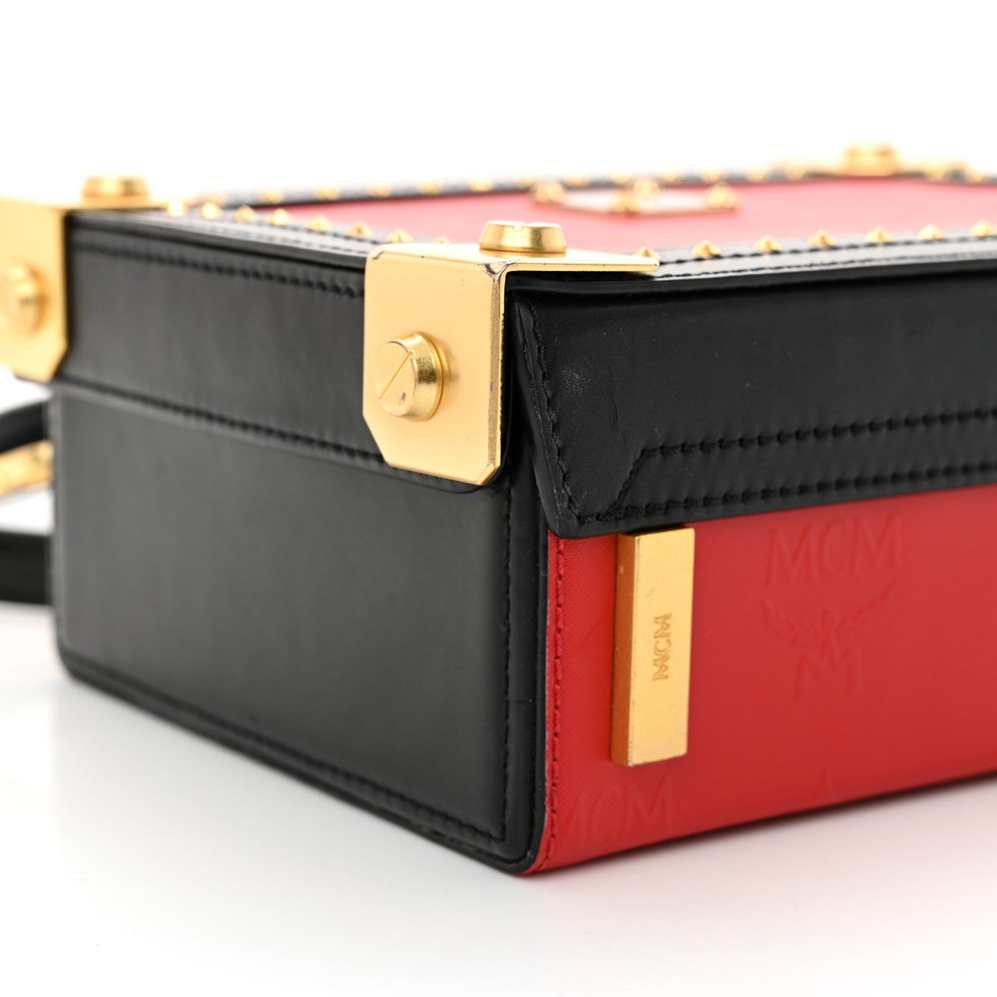 Odeon Calfskin Small Berlin Crossbody Red