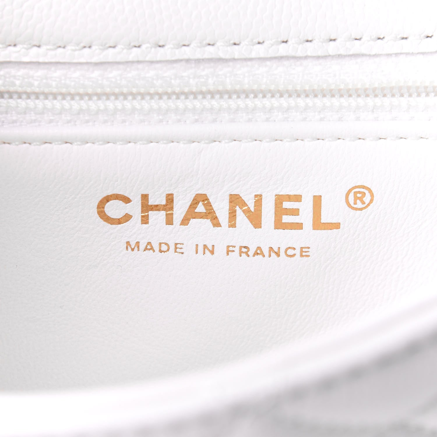 Chanel Caviar Quilted Mini Sweet Classic Flap White 5 of 9