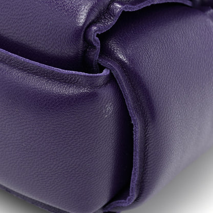 Bottega Veneta Lambskin Maxi Intreccio Padded Chain Cassette Crossbody Bag Unicorn 9 of 9