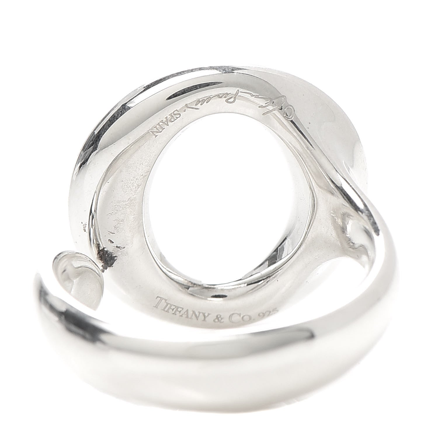 Tiffany Sterling Silver Elsa Peretti Sevillana Ring 58 8.25 6 of 6