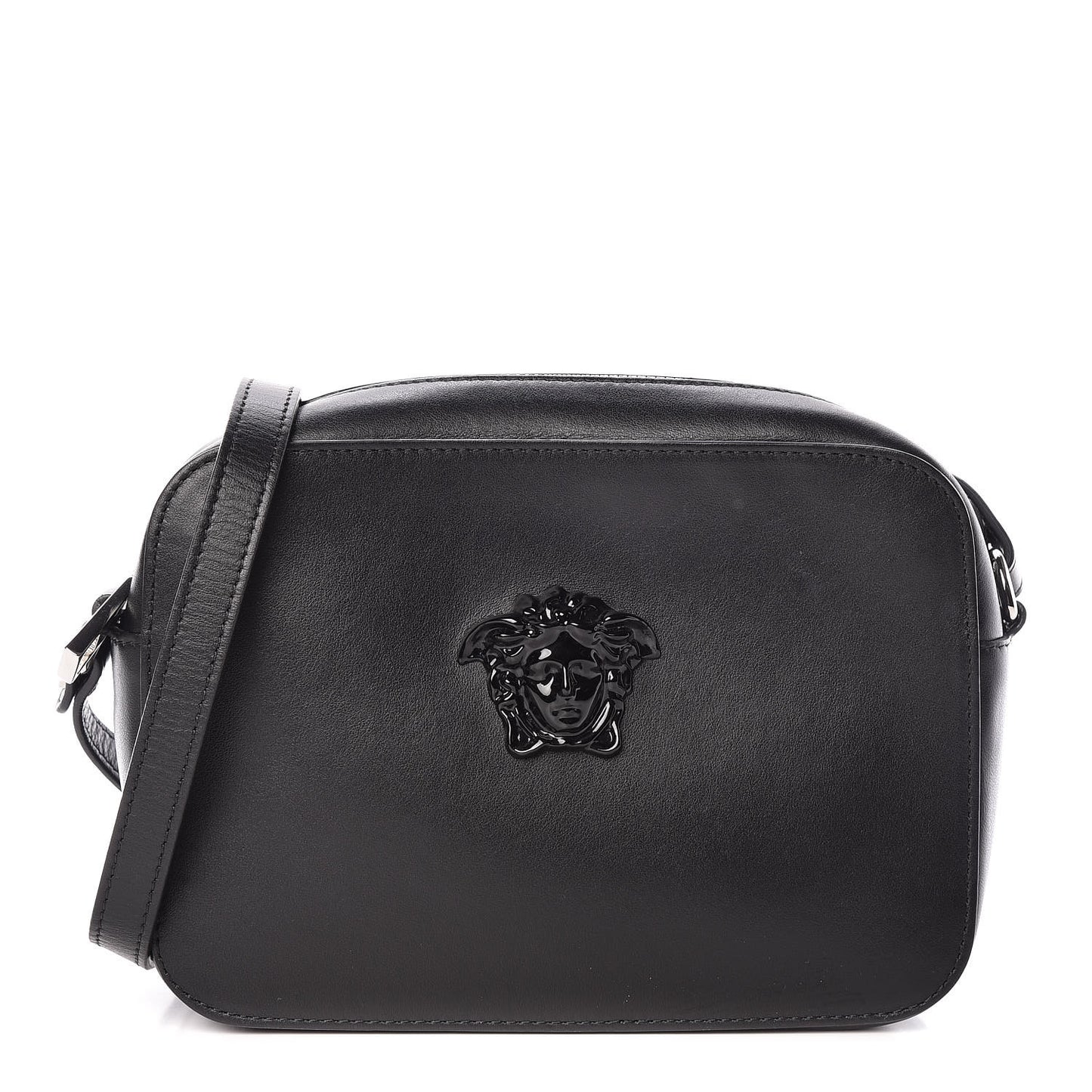 Calfskin Palazzo Camera Bag Black