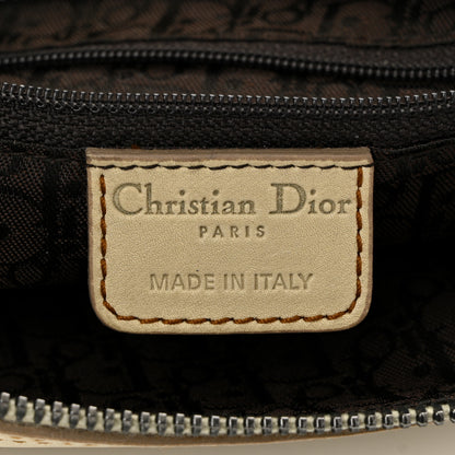 Christian Dior Calfskin Medium Gaucho Double Saddle Bag Ivory 7 of 13