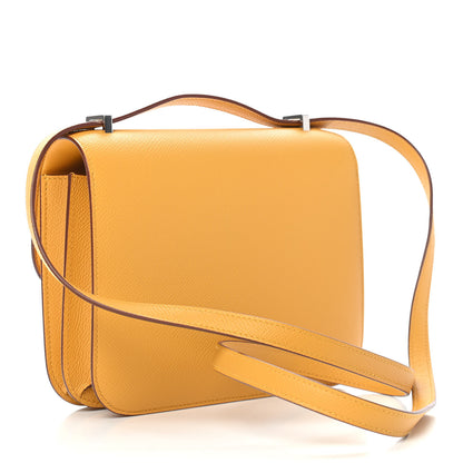 Hermes Epsom Constance 18 Jaune Ambre 2 of 9