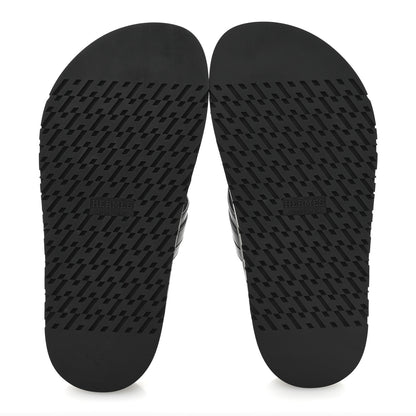 Hermes Calfskin Womens Empire Sandals 35 Black 6 of 10