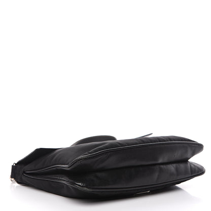 Prada Tessuto Nylon Nappa Shoulder Bag Black 3 of 13