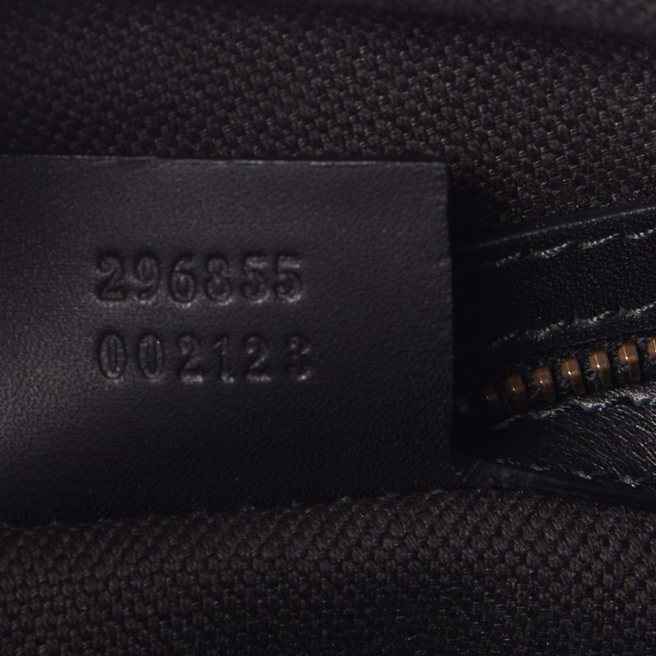 Gucci Nubuck Brocade Large Soft Stirrup Shoulder Bag Black 8 of 8