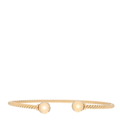 David Yurman 18K Yellow Gold 7mm Solari Bracelet 1 of 4