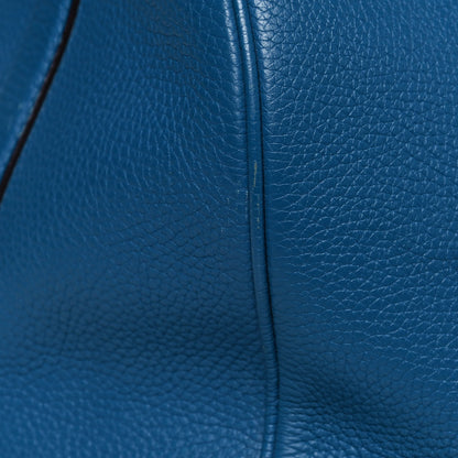Louis Vuitton Taurillon Keepall Bandouliere 45 Bleu Canard 17 of 21
