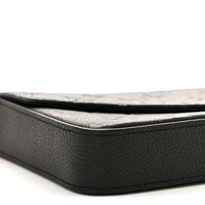 Louis Vuitton Empreinte Pochette Felicie Chain Wallet Black 8 of 9