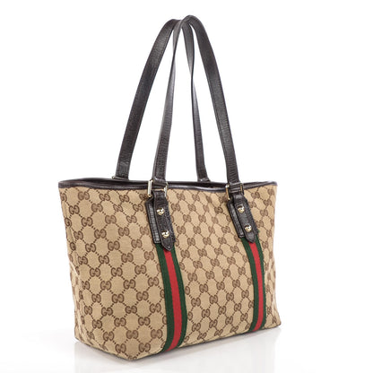 Gucci Monogram Jolicoeur Medium Tote Dark Brown 3 of 7