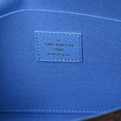 Louis Vuitton Monogram 2021 Christmas Animation China Wall Pochette Felicie Chain Wallet Myosotis Blue 9 of 14