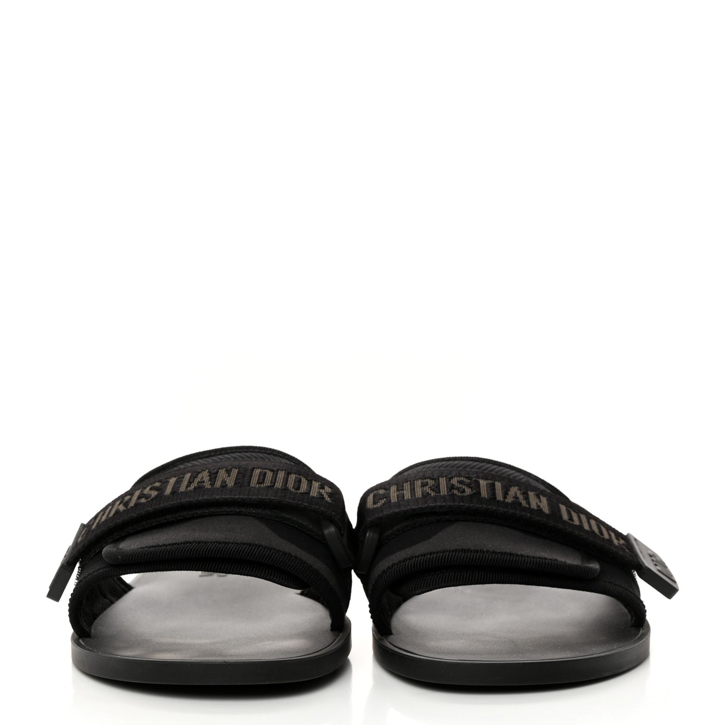 Technical Stretch Fabric Camouflage Dio(r)evolution Slide Sandals 38 Black Military