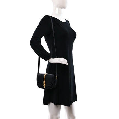Gucci Azalea Calfskin Mini Sylvie 1969 Flap Messenger Bag Black 2 of 9