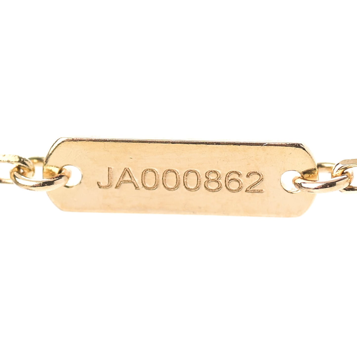 18K Yellow Gold Black Onyx Vintage Alhambra Pendant Necklace