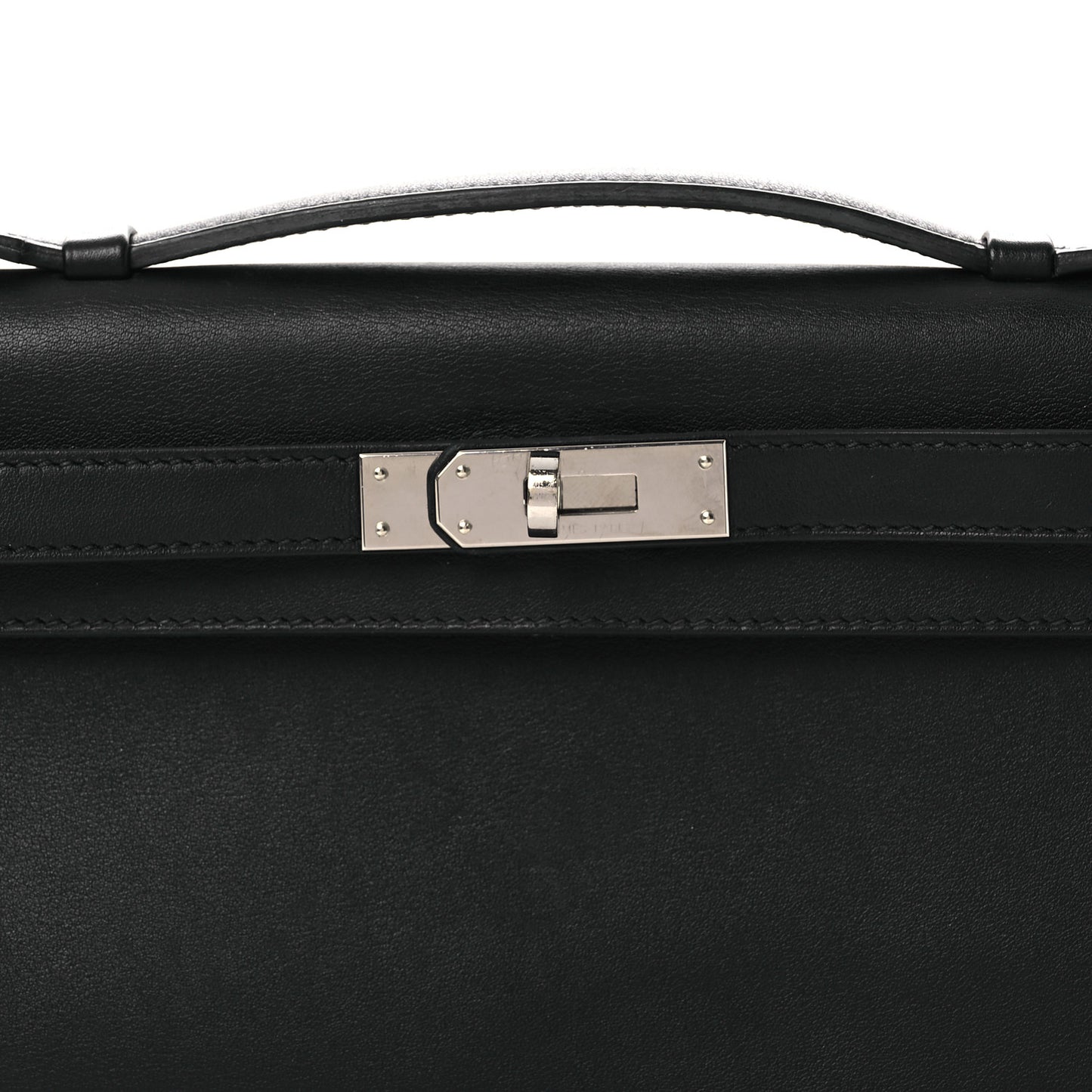 Swift Kelly Cut Clutch Pochette Black