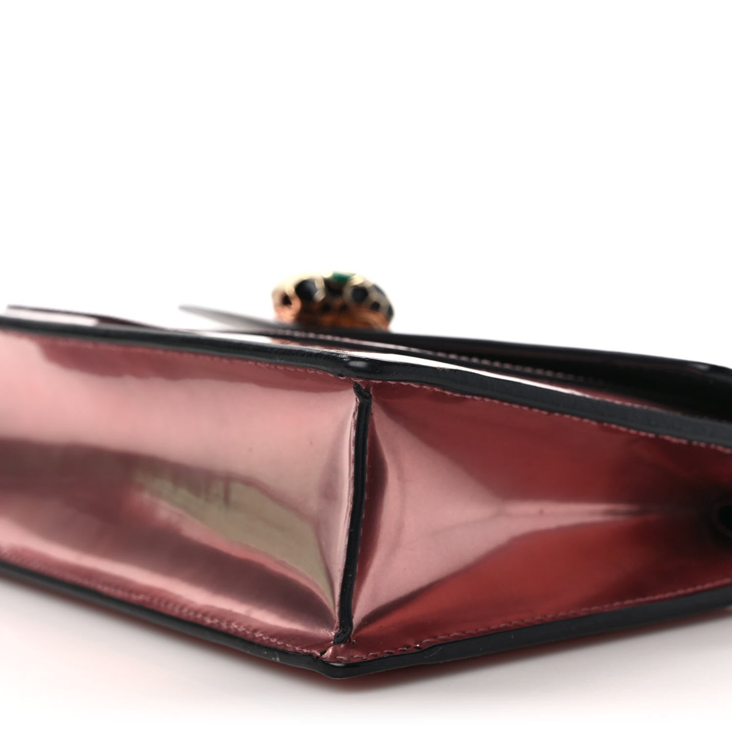 Bulgari Metallic Serpenti Forever Chain Wallet Rose Quartz 8 of 10