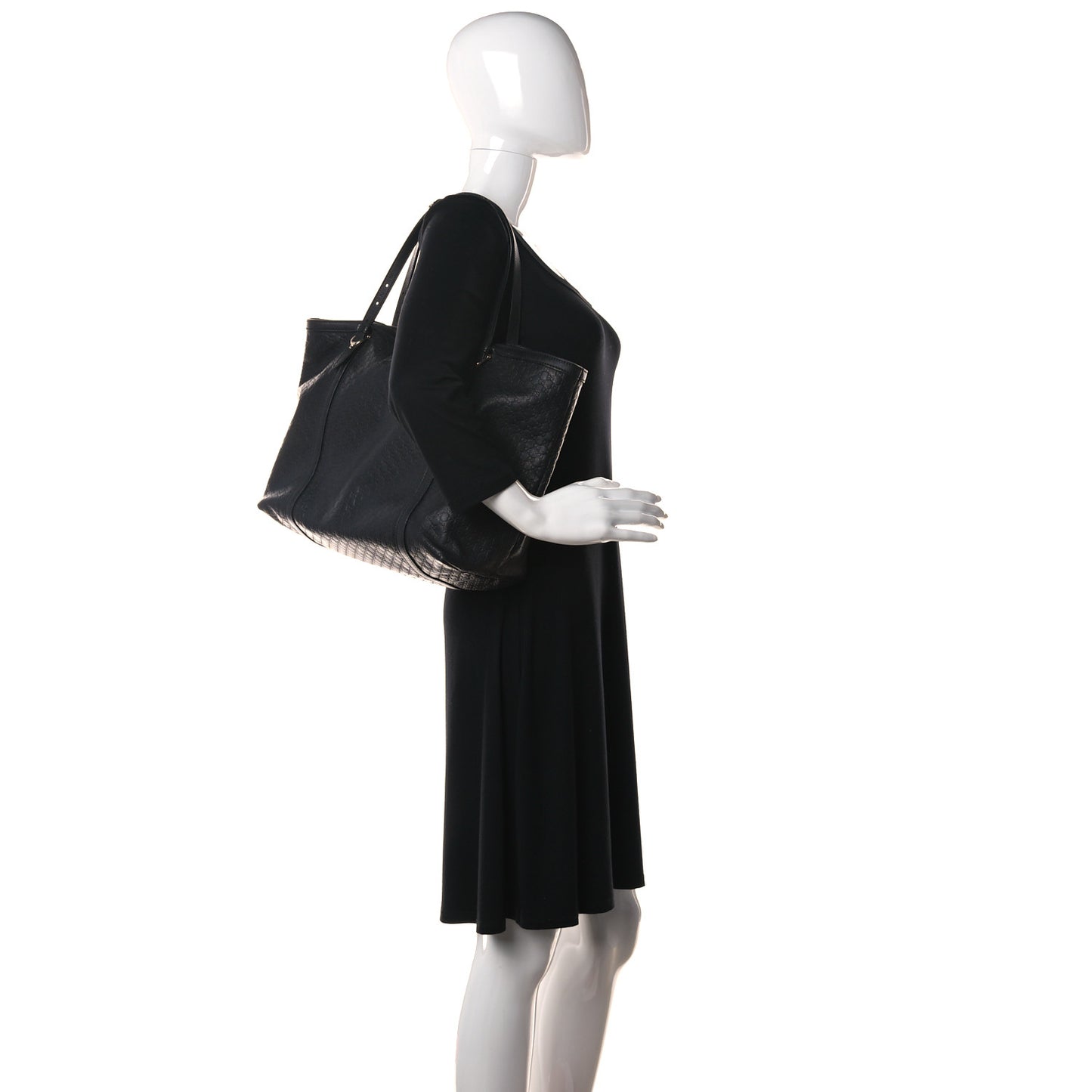 Microguccissima Medium Nice Tote Black
