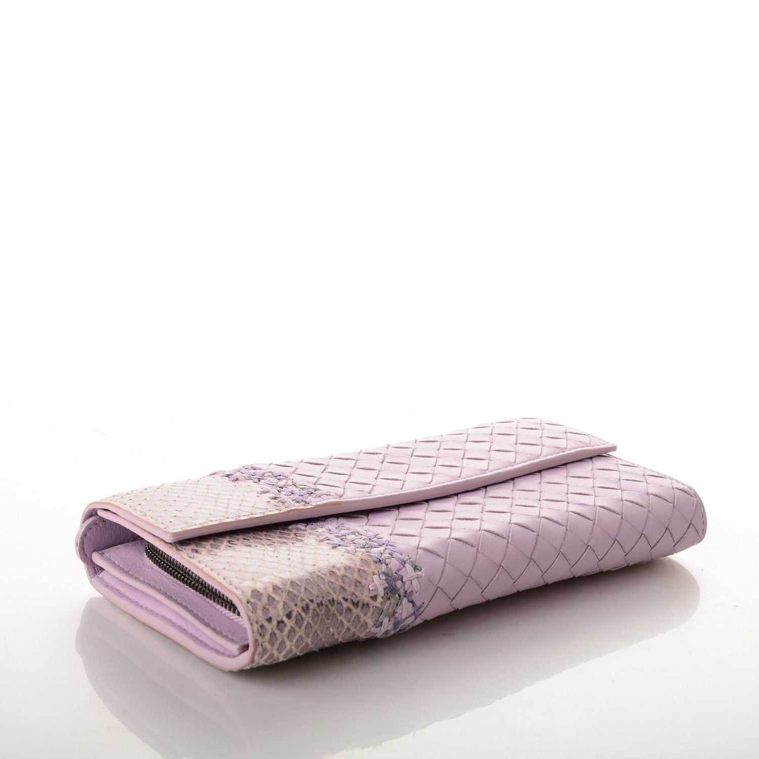 Bottega Veneta Nappa Intrecciato Ayers Continental Wallet Parme 4 of 7