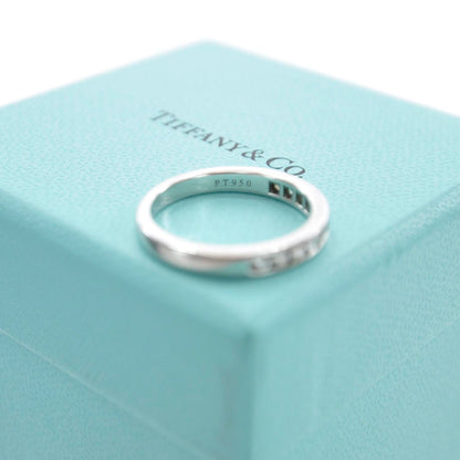 Tiffany Platinum Half Circle 3mm Diamond Celebration Ring 6.5 4 of 5
