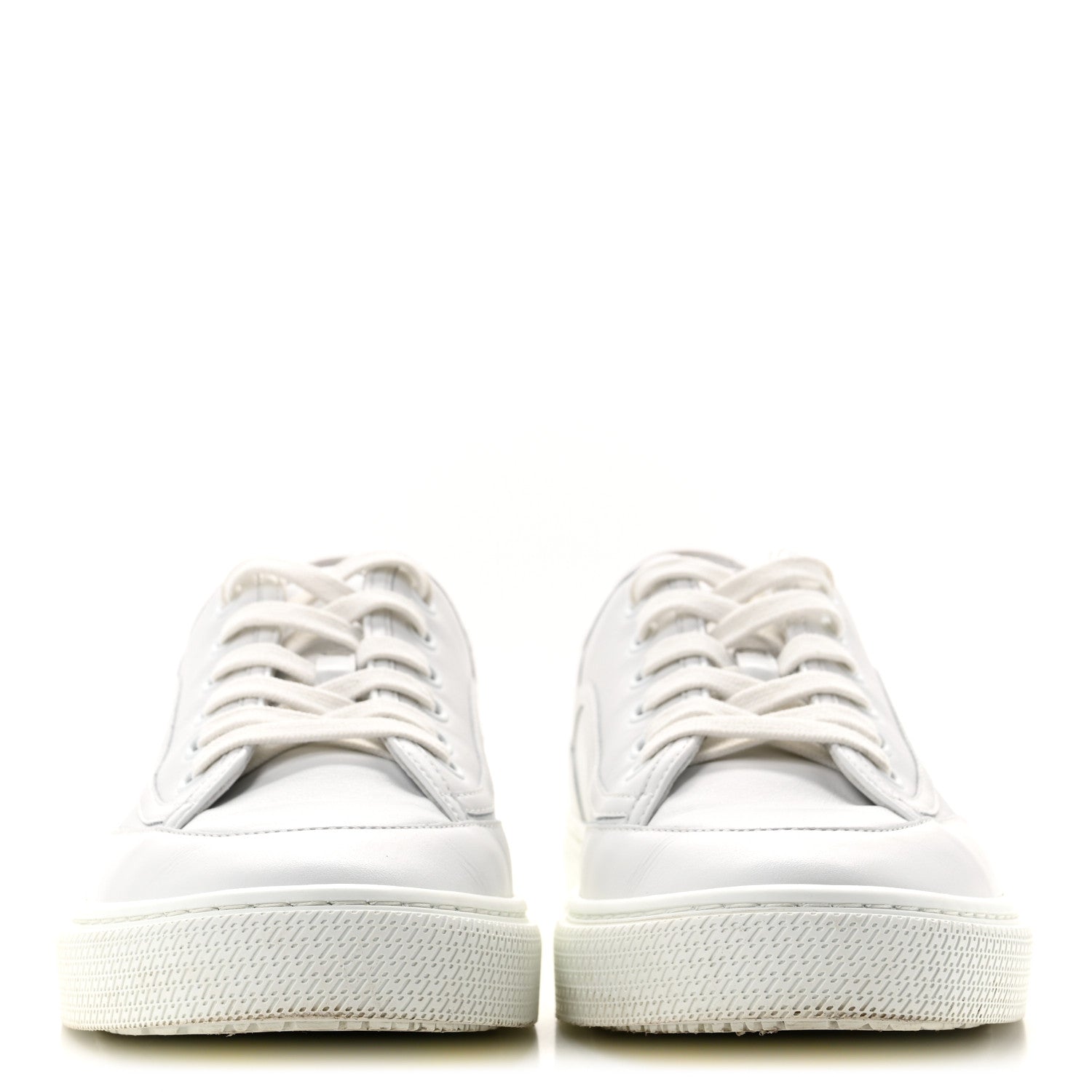 Hermes Calfskin Womens Get Sneakers 39 White 3 of 10