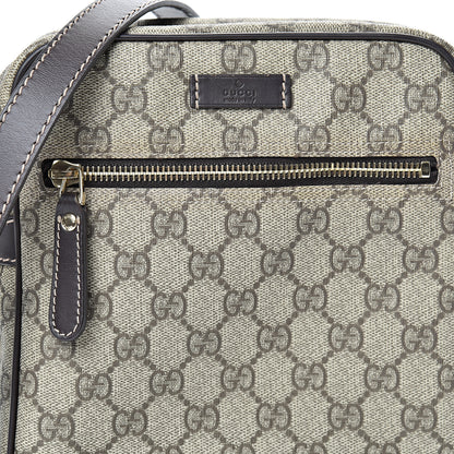 Gucci GG Plus Monogram Messenger Bag Dark Brown 7 of 9