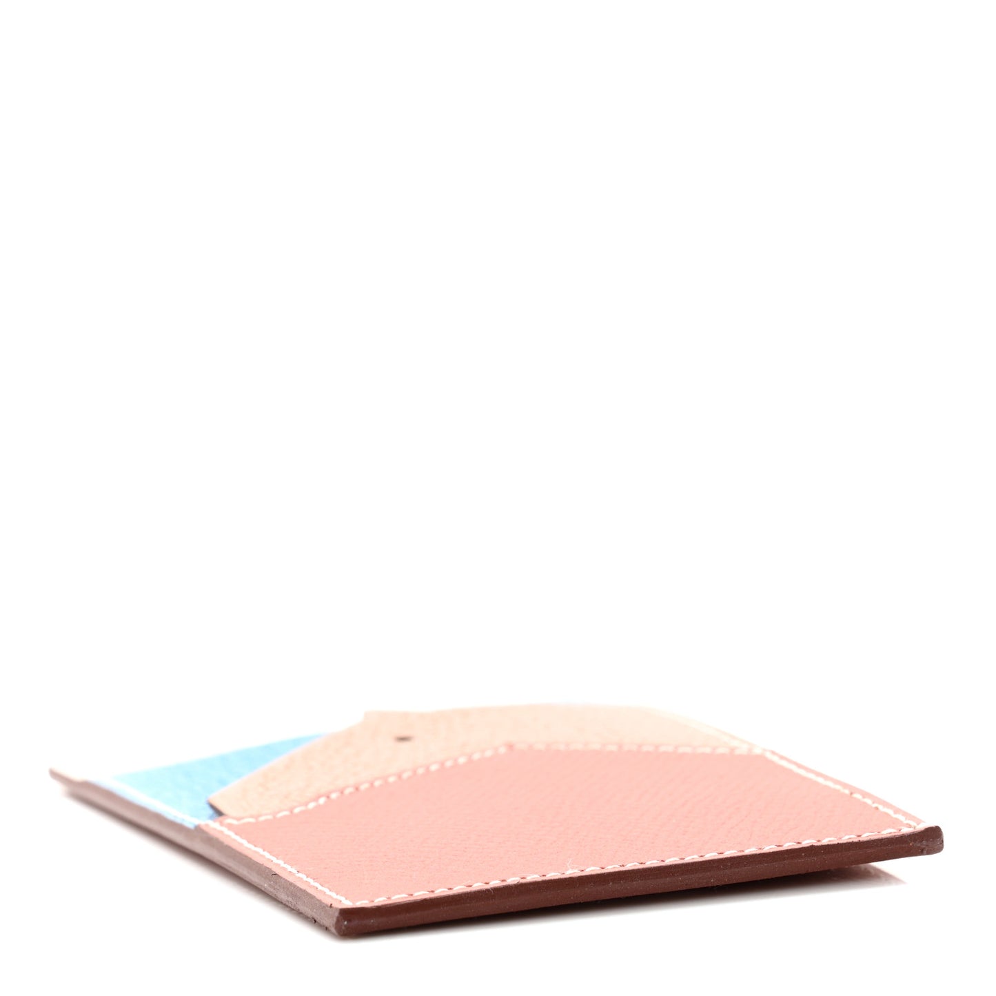 Epsom Evercolor Chevre Mysore Les Petits Chevaux Card Holder Brique Quebracho Bleu Frida Gris Perle