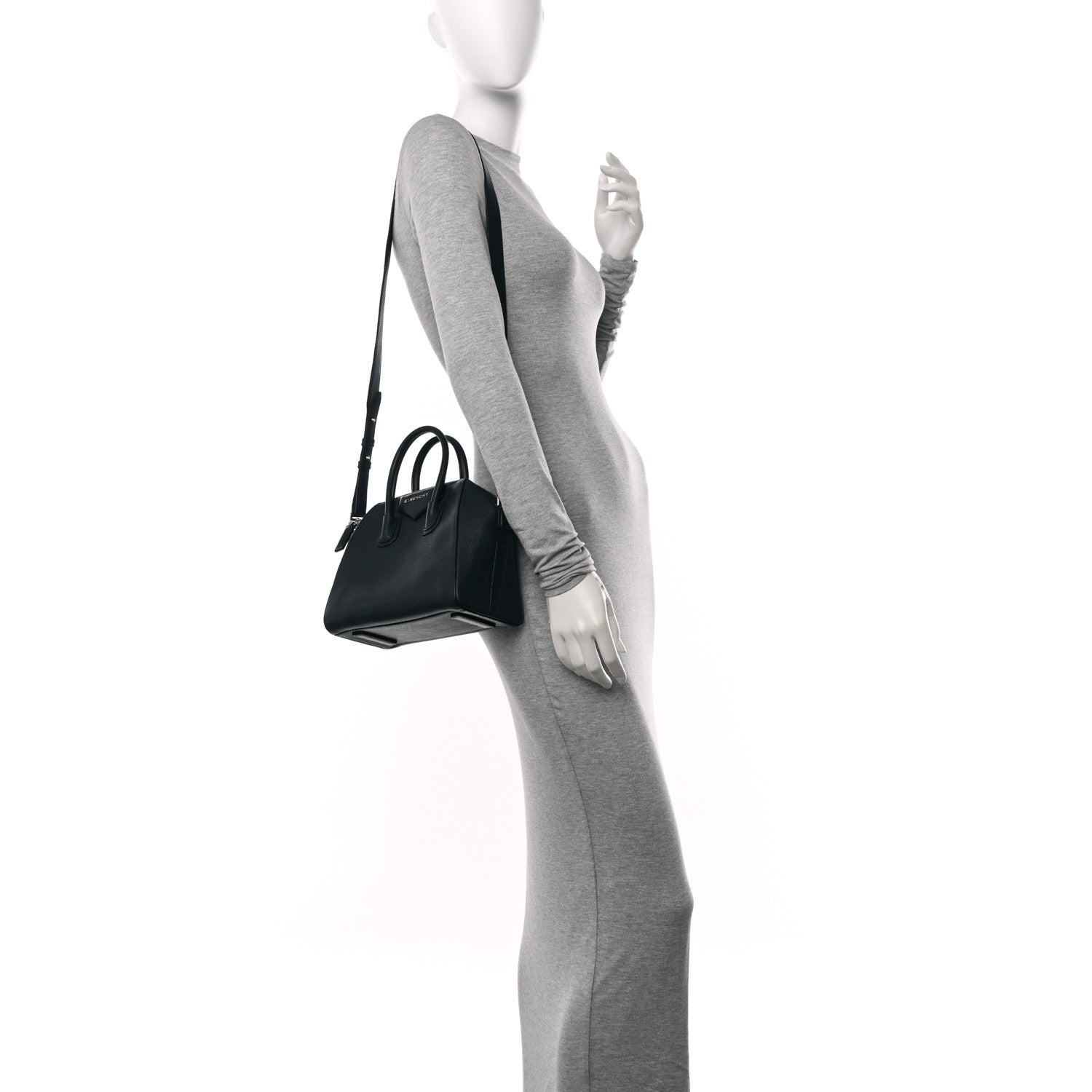 Givenchy Sugar Goatskin Mini Antigona Navy 2 of 10