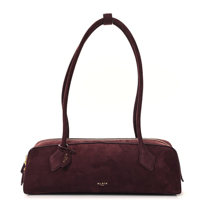 Alaia Suede Goatskin Medium Le Teckel Bag Rouge Grenat 1 of 11