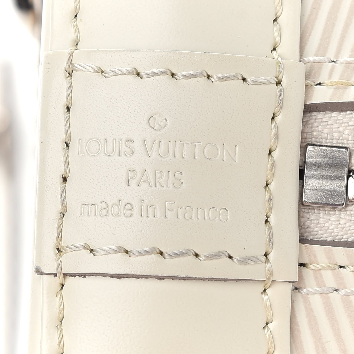 Louis Vuitton Epi Alma BB Ivory 6 of 9