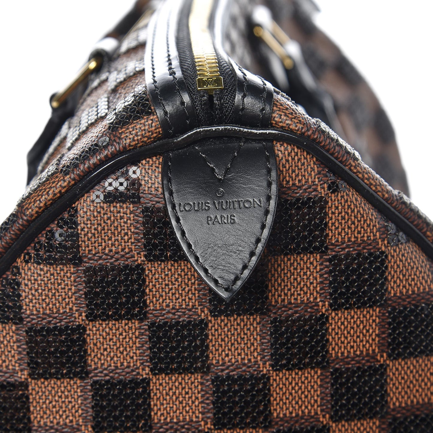 Damier Paillettes Speedy 30 Black