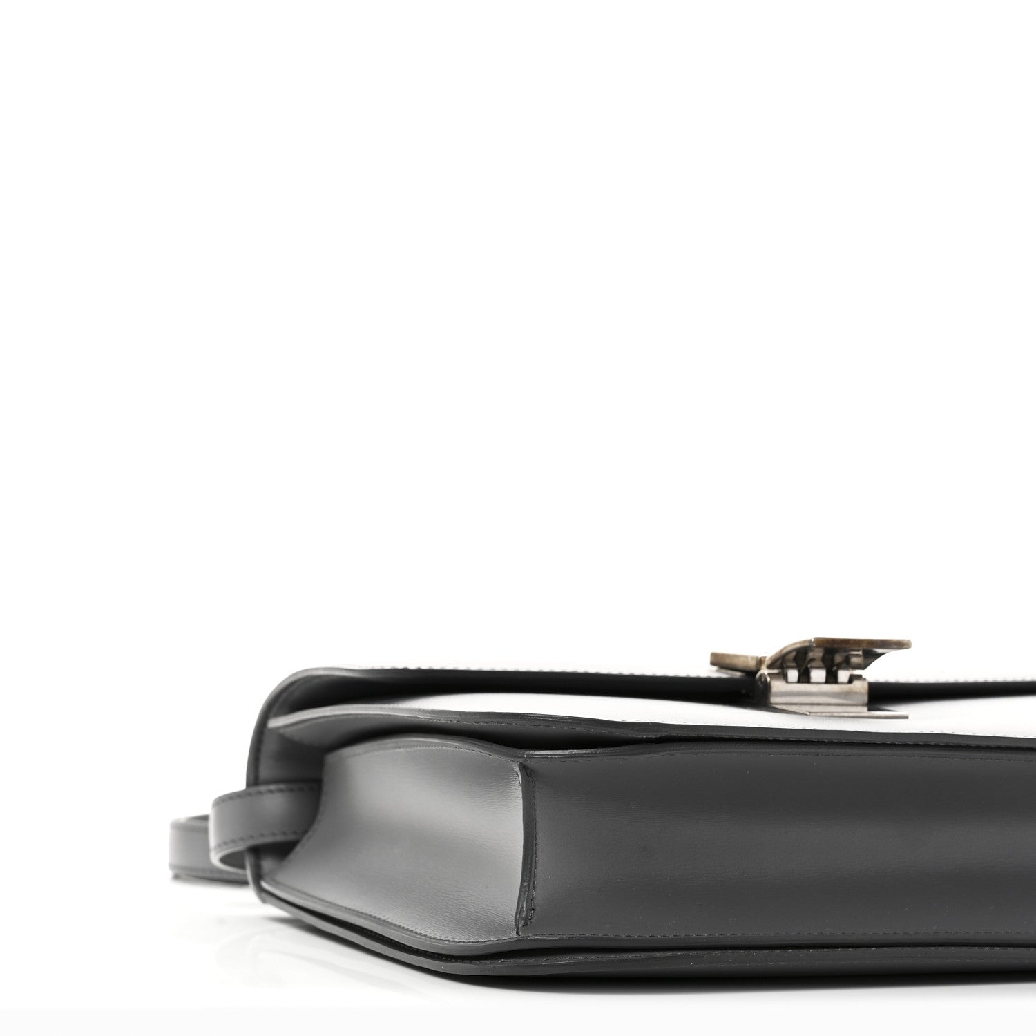 Celine Box Calfskin Medium Classic Box Flap Bag Zinc 9 of 10