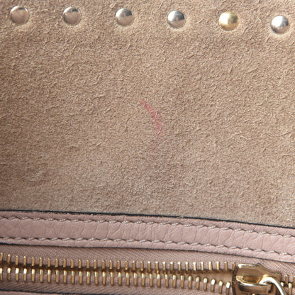 Valentino Garavani Grained Calfskin Rockstud Shoulder Tote Poudre 11 of 12