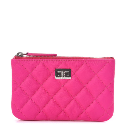 Chanel Goatskin Quilted Small Reissue Cosmetic Case Pink 2 of 7