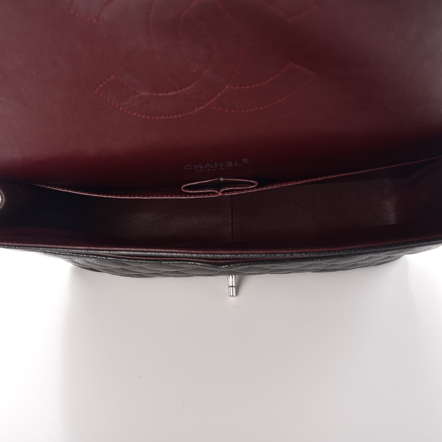 Chanel Caviar Quilted Maxi Double Flap Black 6 of 14