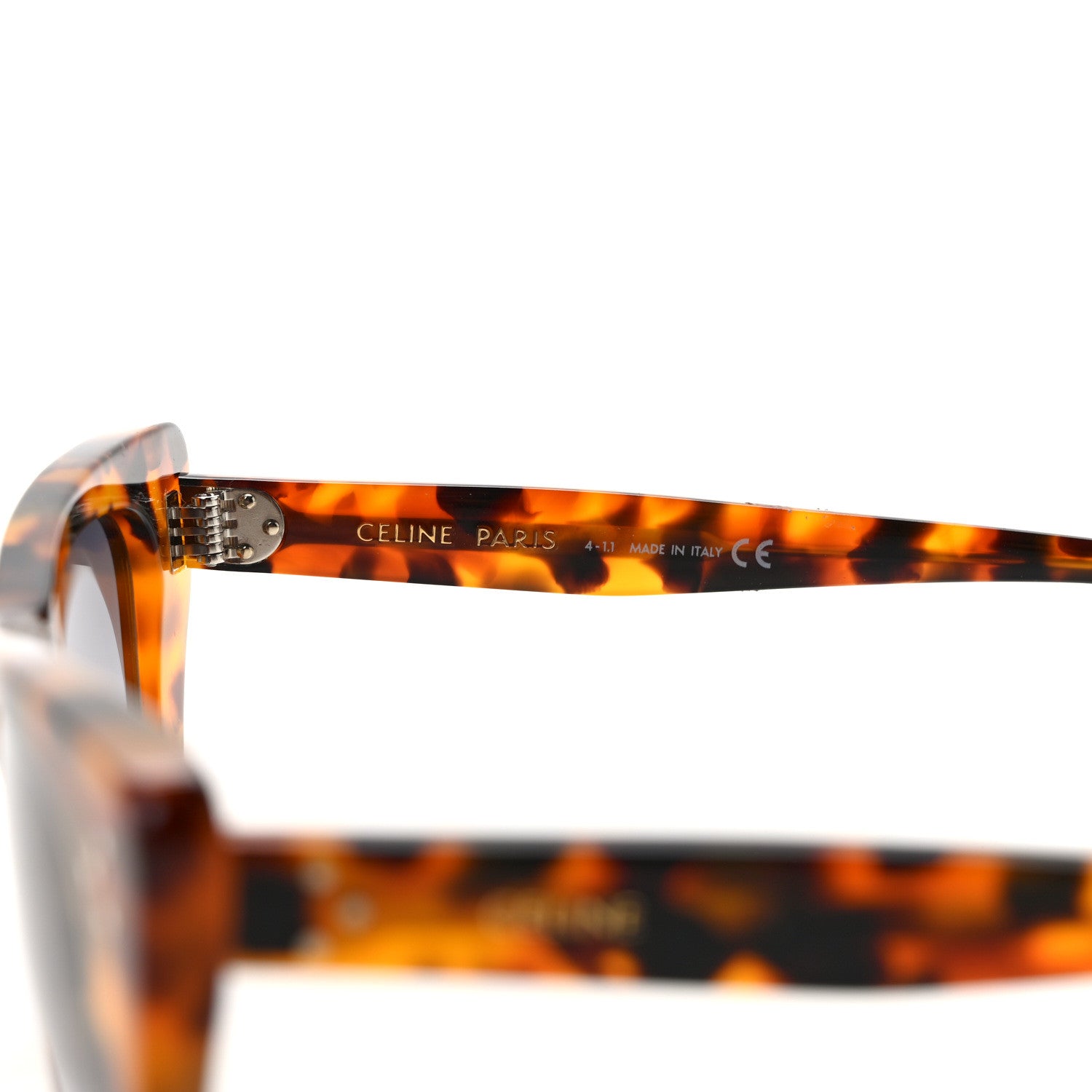 Celine Acetate Cat Eye Sunglasses CL40187I Dark Havana 4 of 7