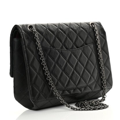Chanel Aged Calfskin Quilted 2.55 Reissue 226 Flap Black 4 of 14