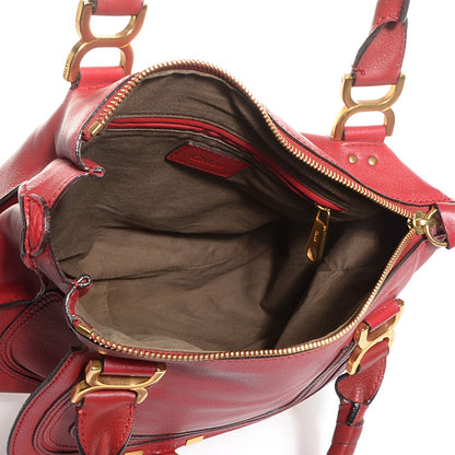 Chloe Calfskin Medium Marcie Satchel Garnet 5 of 10