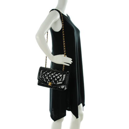 Chanel Patent Medium Single Flap Black 2 of 7