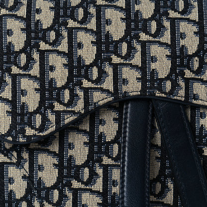 Christian Dior Oblique Saddle Belt Pouch Blue 8 of 10