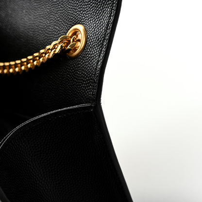 Saint Laurent Grain De Poudre Small Monogram Kate Satchel Black 10 of 10