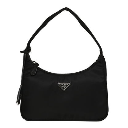 Prada Tessuto Nylon Mini Re-Edition 2000 Bag Black 1 of 12