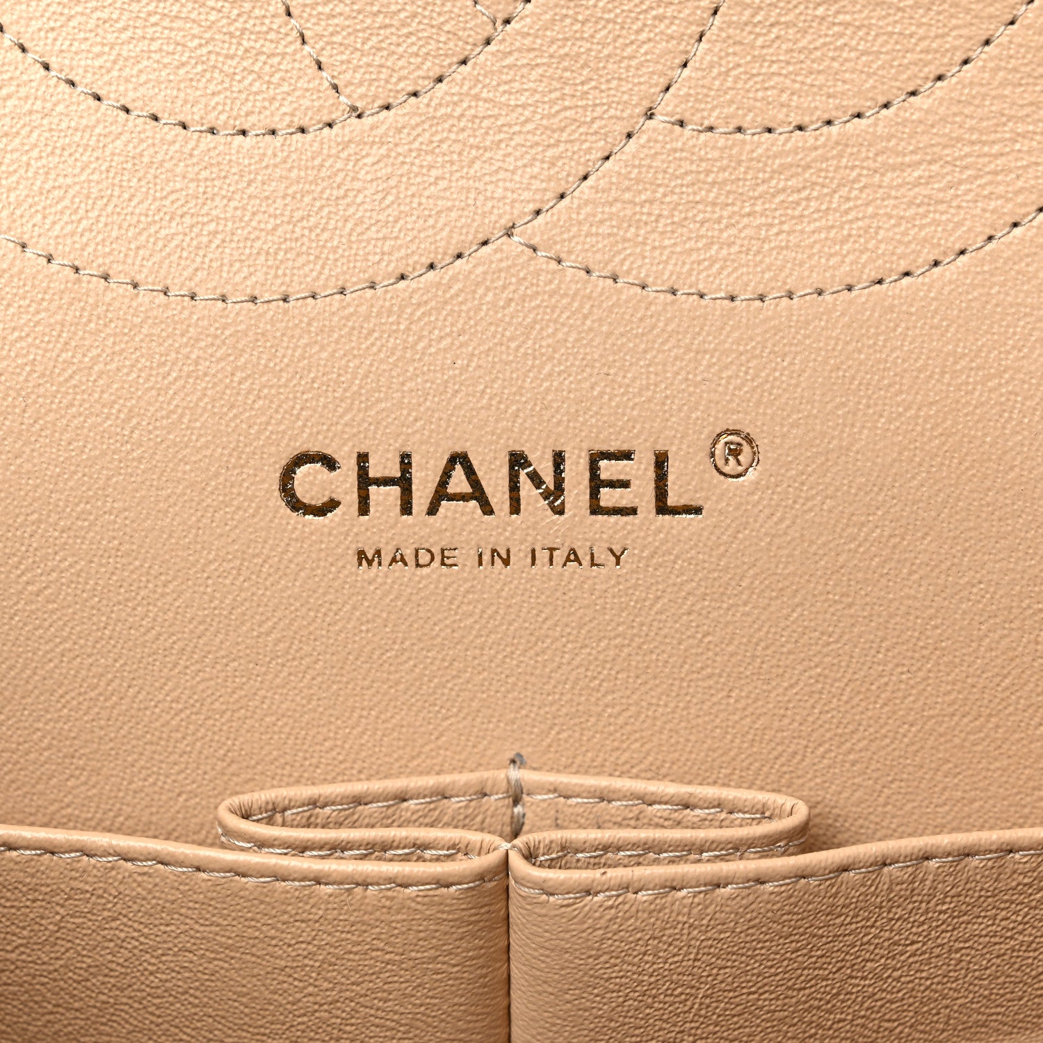 Chanel Caviar Quilted Jumbo Double Flap Beige Clair 5 of 13