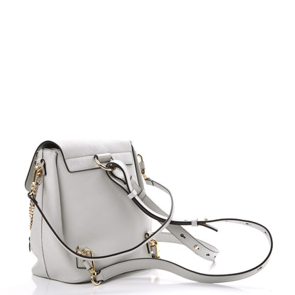 Chloe Suede Calfskin Small Faye Backpack Airy Grey 3 of 7