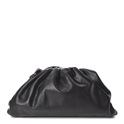 Bottega Veneta Smooth Butter Calf The Pouch Oversized Clutch Black 1 of 7