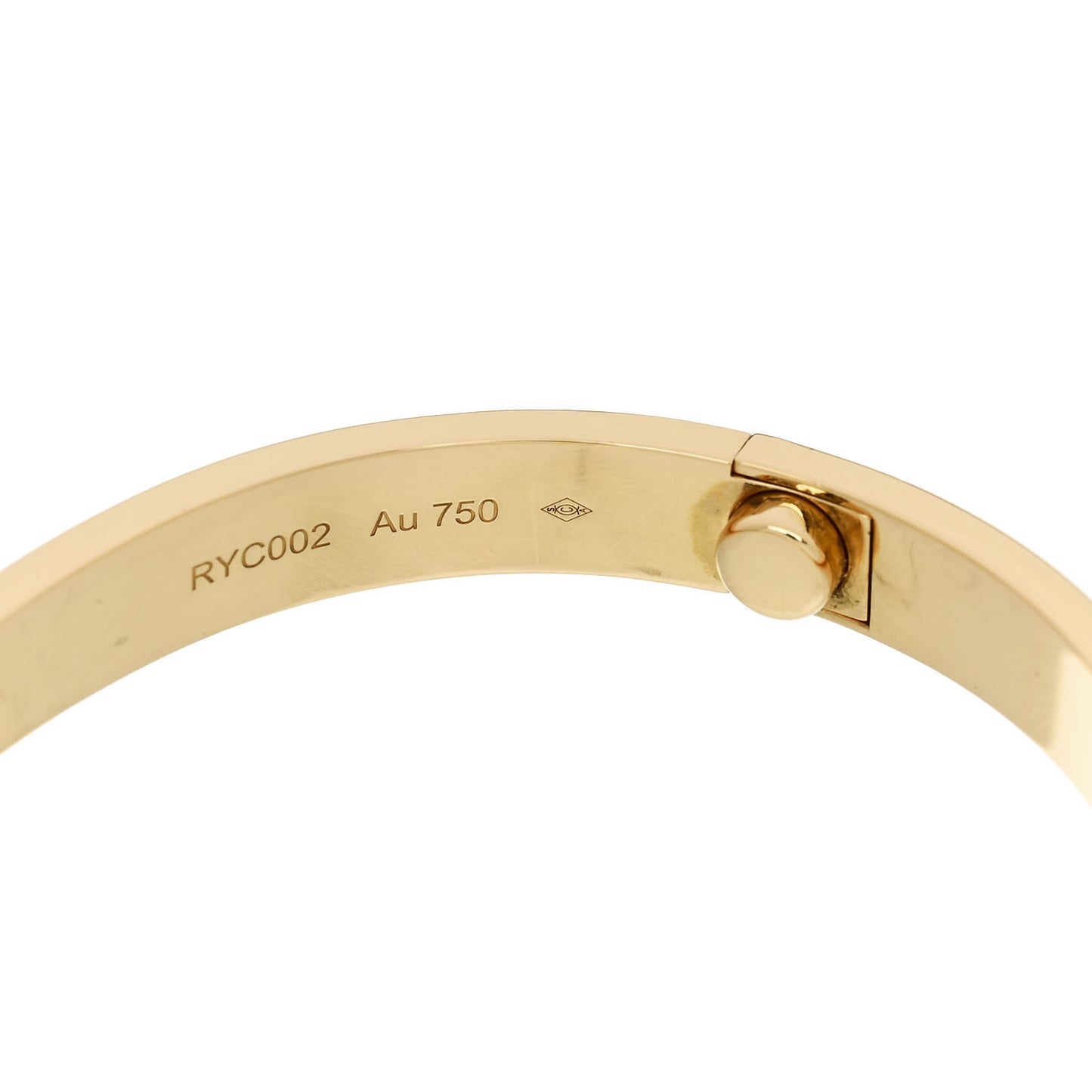 18K Yellow Gold LOVE Bracelet 16