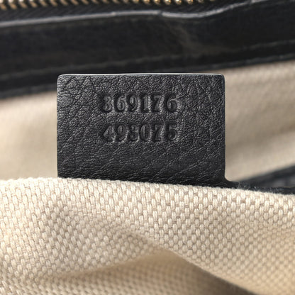 Gucci Pebbled Calfskin Small Soho Top Handle Bag Black 6 of 14