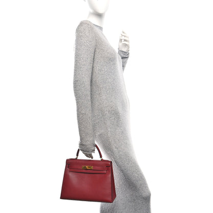 Hermes Ardennes Kelly Sellier 28 Rouge H 2 of 12
