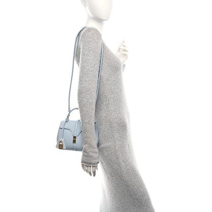 Celine Satinated Calfskin Mini 16 Top Handle Bag Pale Blue 2 of 13