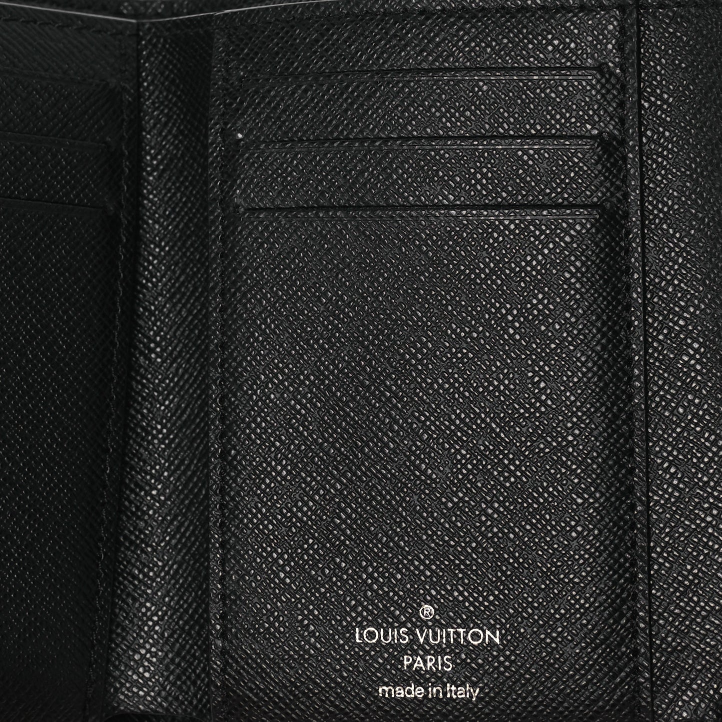 Denim Monogram Jacquard Victorine Wallet Grey