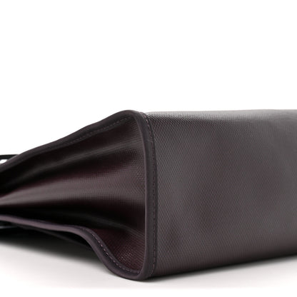 Hermes Toile H Berline Vache Hunter Herbag Zip PM 31 Cassis Ecru Black Bleu Saphir 11 of 11